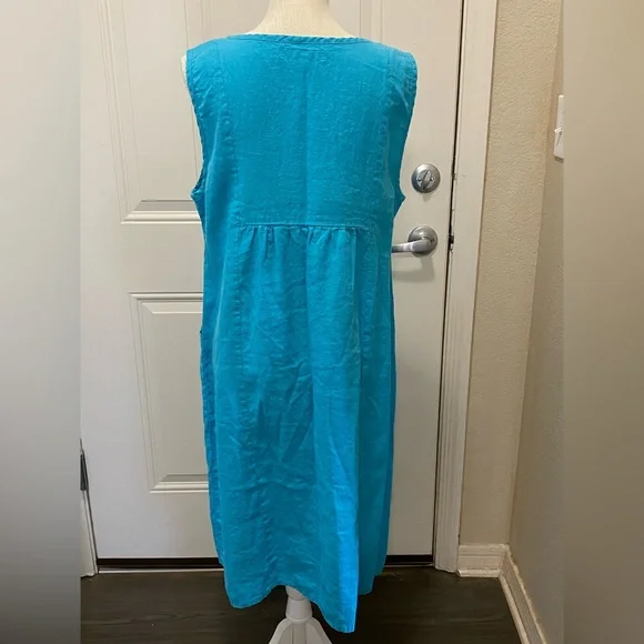 Flax Linen Dress - Picture 3 of 6